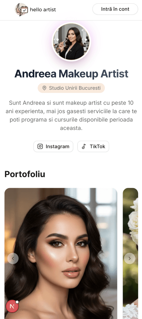 Artist Profile Preview